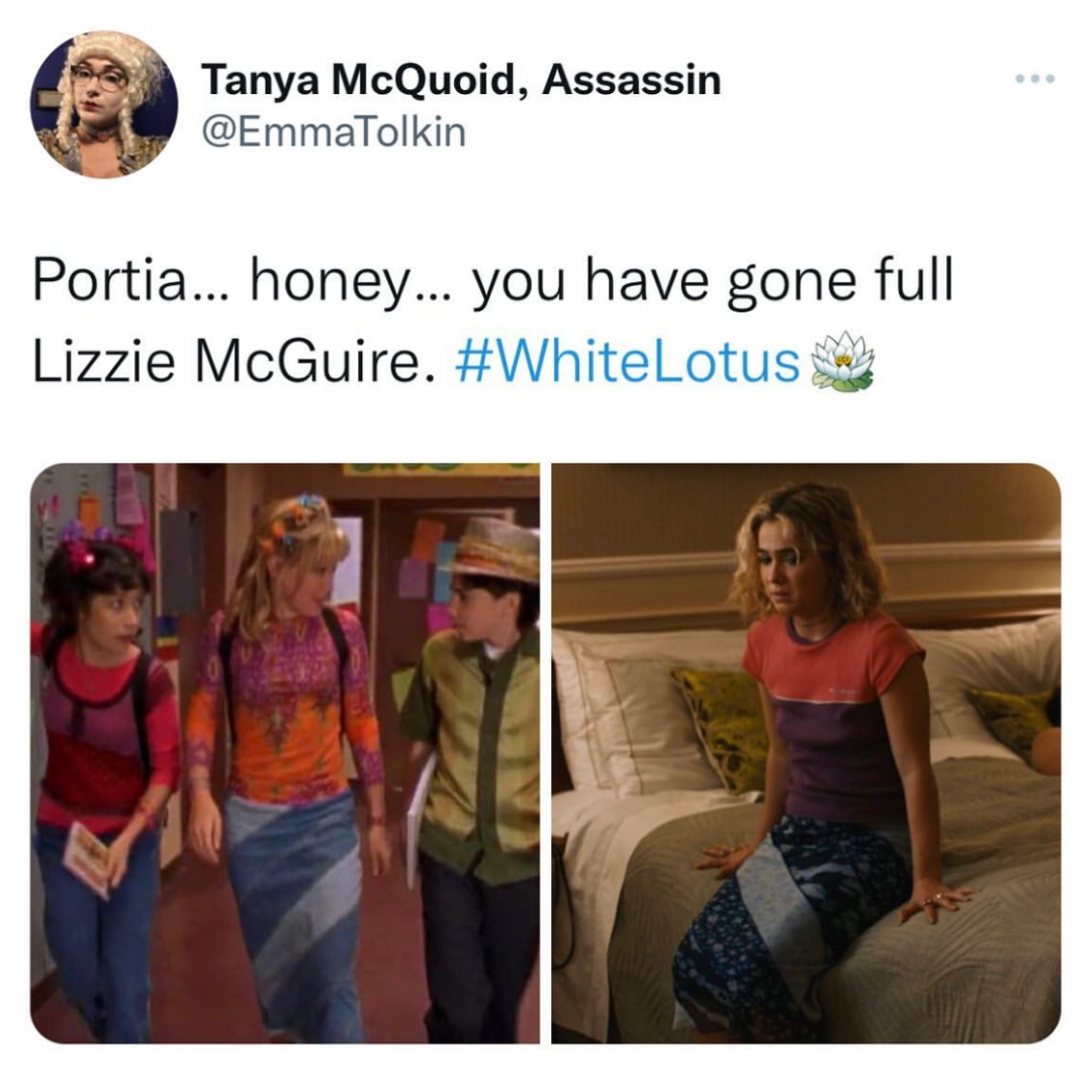Portia’s Outfits on The White Lotus are an Ode to the Chaos of Gen Z Style

