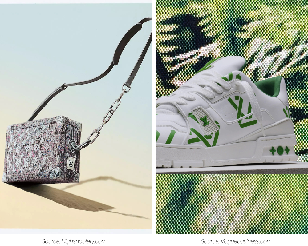 Louis Vuitton Sustainable Felt Line Details