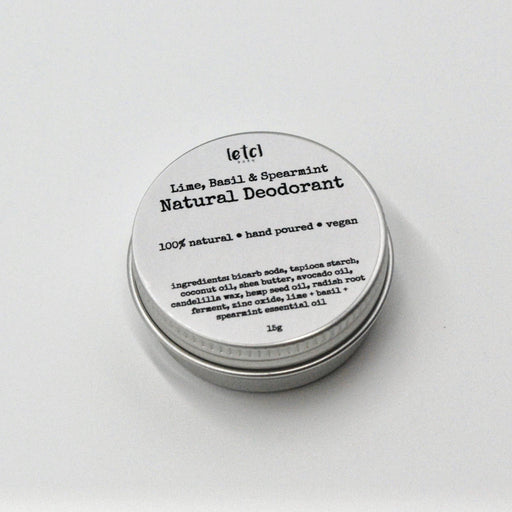 Natural Deodorant (Lime, Basil & Spearmint) - The True Co - Sustainable, Eco-Friendly, 100% Australian Made