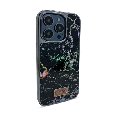 Black iPhone 14 Pro Max Marble Case