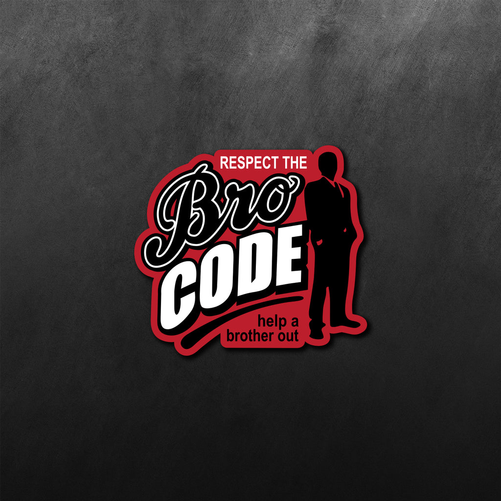 Bro Code Jdm Sticker Retrobot