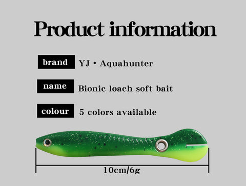 FOAUUH Soft Bionic Fishing Lure, Soft Plastic Fishing Lures, Bass