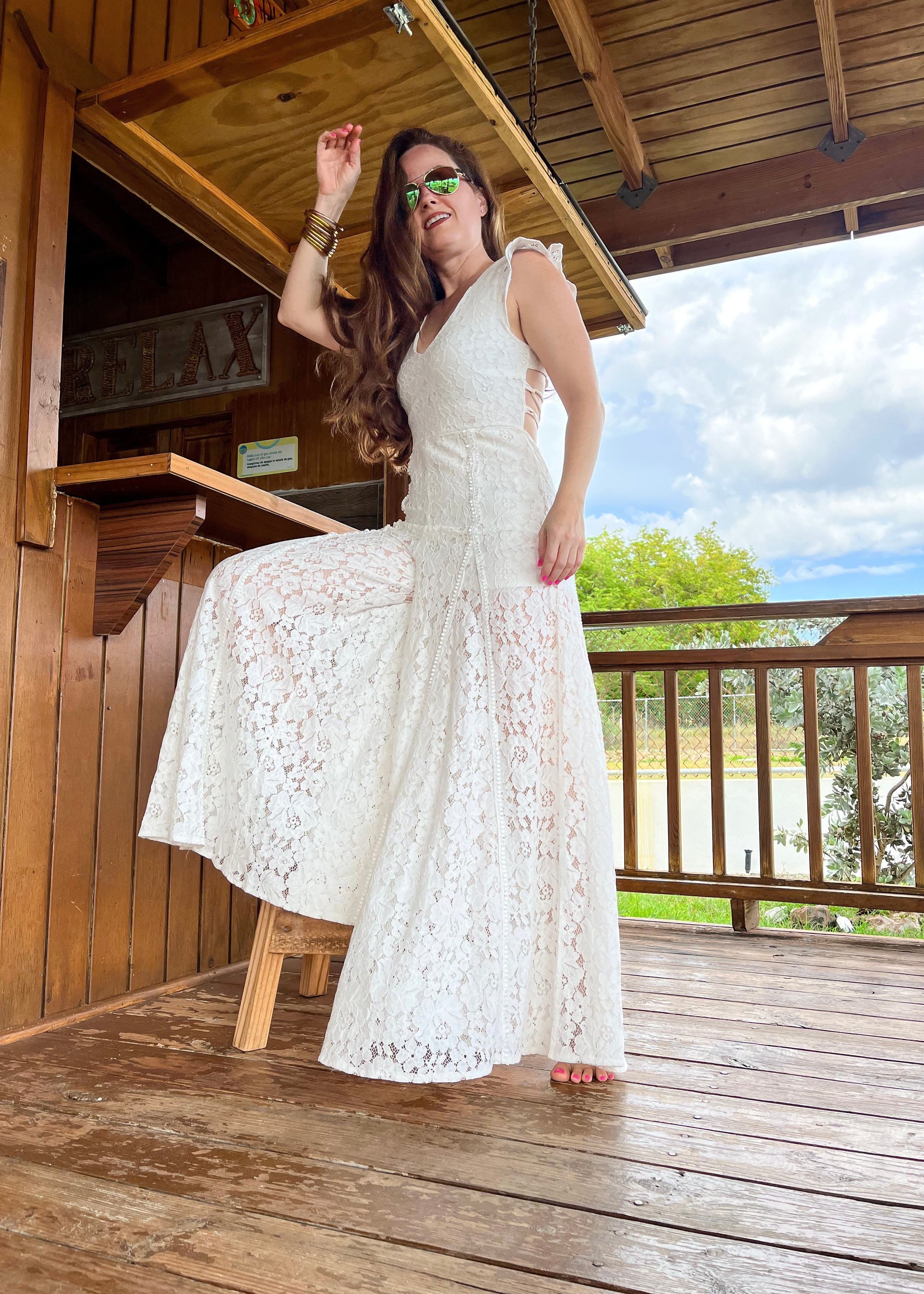 Boho Lace Jumpsuit