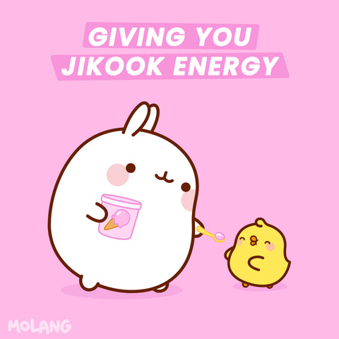 jikook molang and piu piu