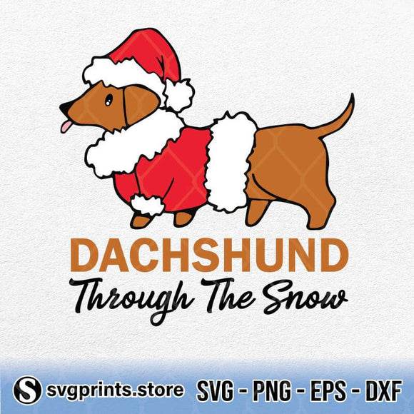 Free Free 125 Dachshund Through The Snow Svg Free SVG PNG EPS DXF File