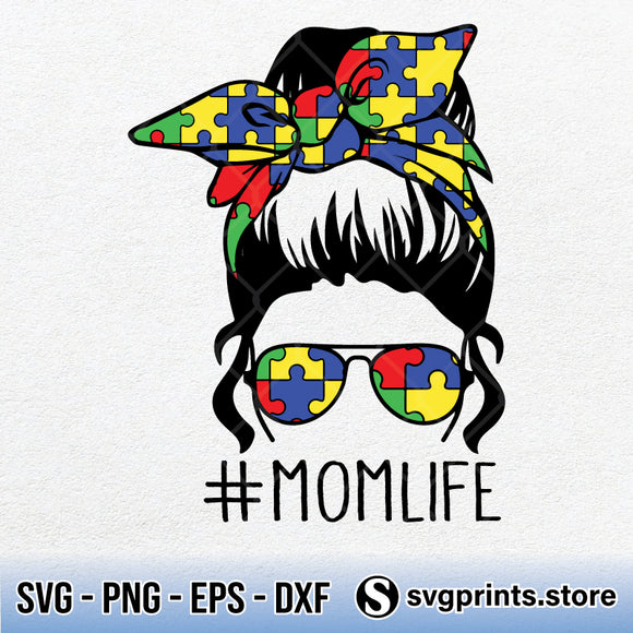 Download Momlife Autism Svg Momlife Autism Png Dxf Eps Clipart Silhouette Svgprints