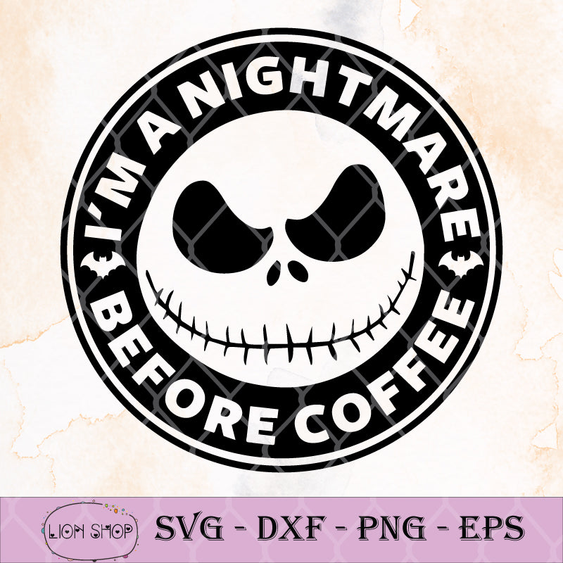 Free Free 240 Jack Skellington Coffee Svg SVG PNG EPS DXF File