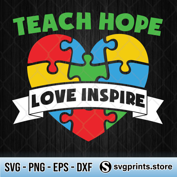 Free Free 132 Silhouette Teach Love Inspire Svg SVG PNG EPS DXF File