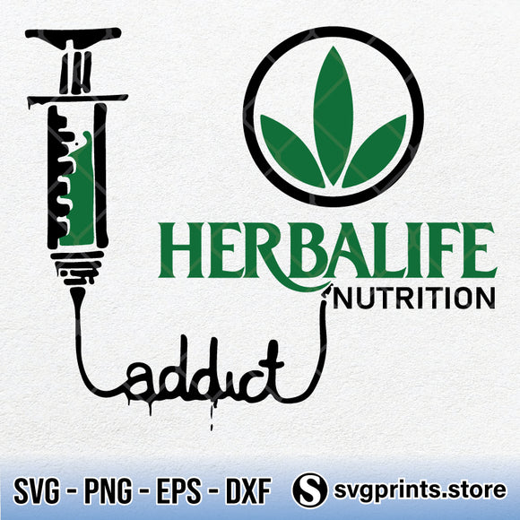 Weed Herbalife Nutrition Addict Svg Png Dxf Eps