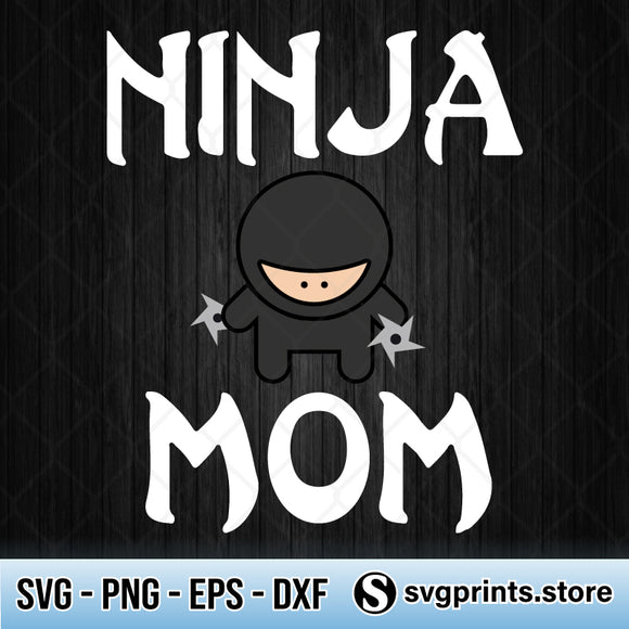 Download Womens Ninja Mom Birthday Party Svg Png Clipart Silhouette Dxf Eps Svgprints