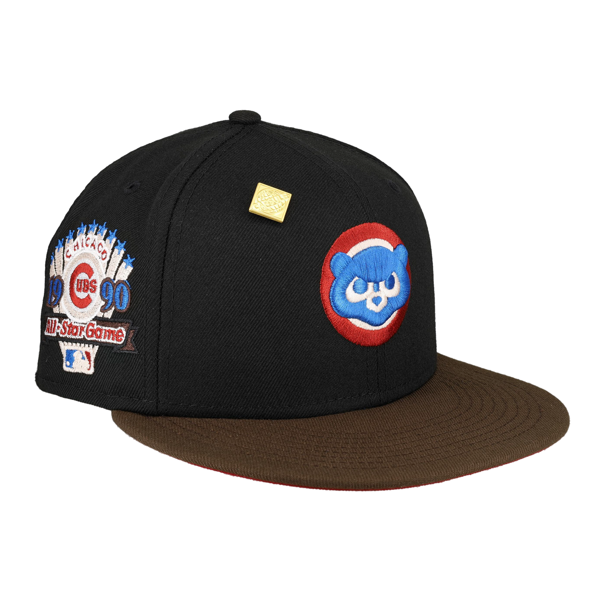 Chicago Cubs 1990 All Star Game Patch 59fifty Fitted Hat - CapsuleHats product image