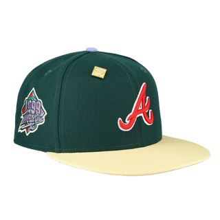 Atlanta Braves New Era 2000 MLB All-Star Game Lava Highlighter Combo  59FIFTY Fitted Hat - Red/Neon Green