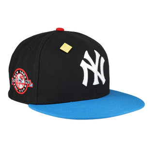 New Era New York Yankees T-Dot 1999 World Series Patch Hat Club Exclusive  59Fifty Fitted Hat Purple/Black Men's - FW22 - US
