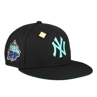 New Era New York Yankees World Series 1999 Brown Pink Edition 59Fifty Fitted  Hat, EXCLUSIVE HATS, CAPS