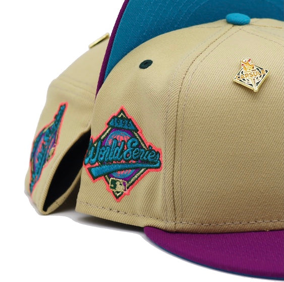 Atlanta Braves ‘96 Olympic Collection Corduroy 1996 World Series Fitted Hat