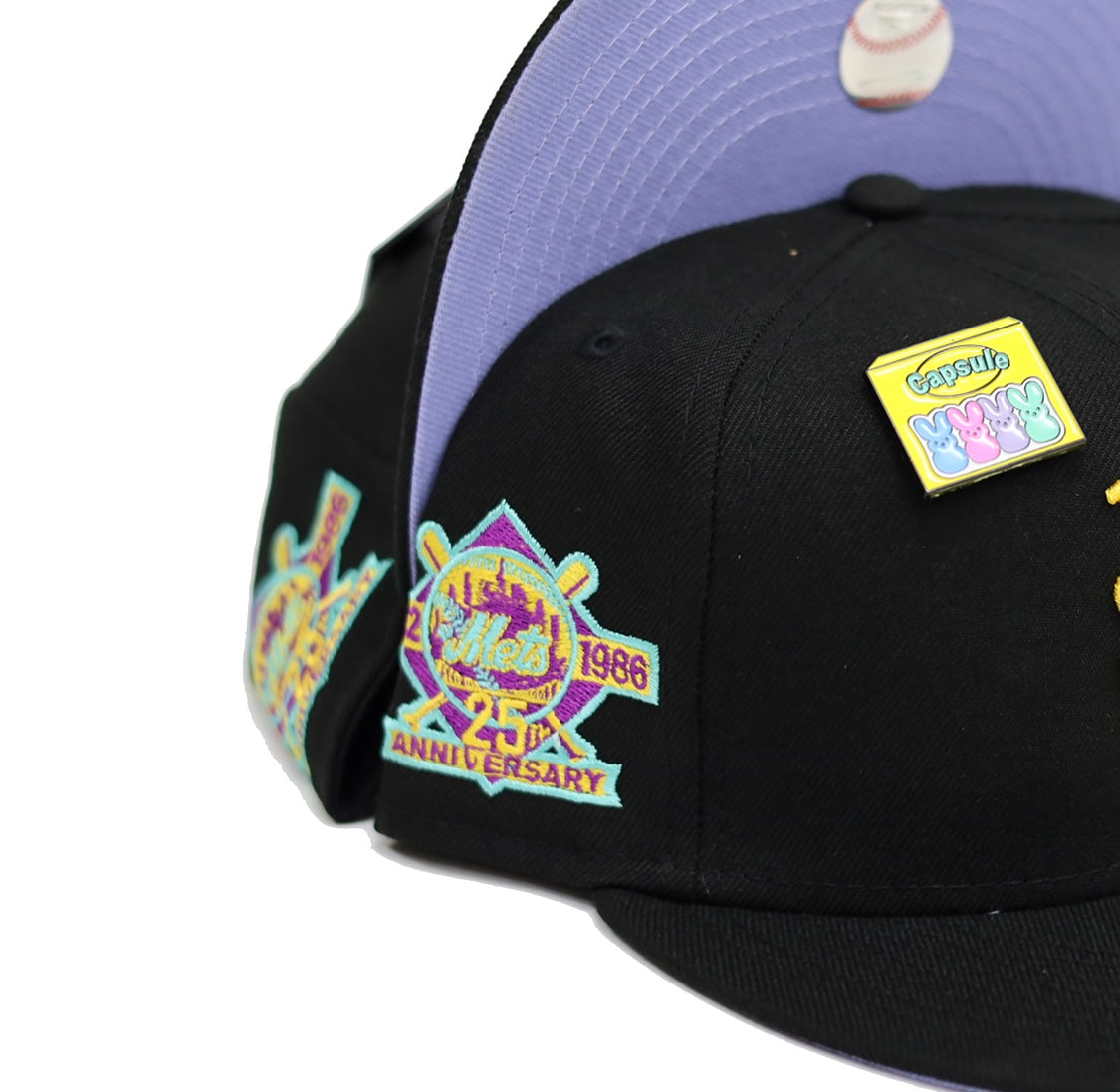 New Era San Diego Padres Capsule Easter Collection 40th Anniversary 59Fifty Fitted  Hat Lavender/Pink - US