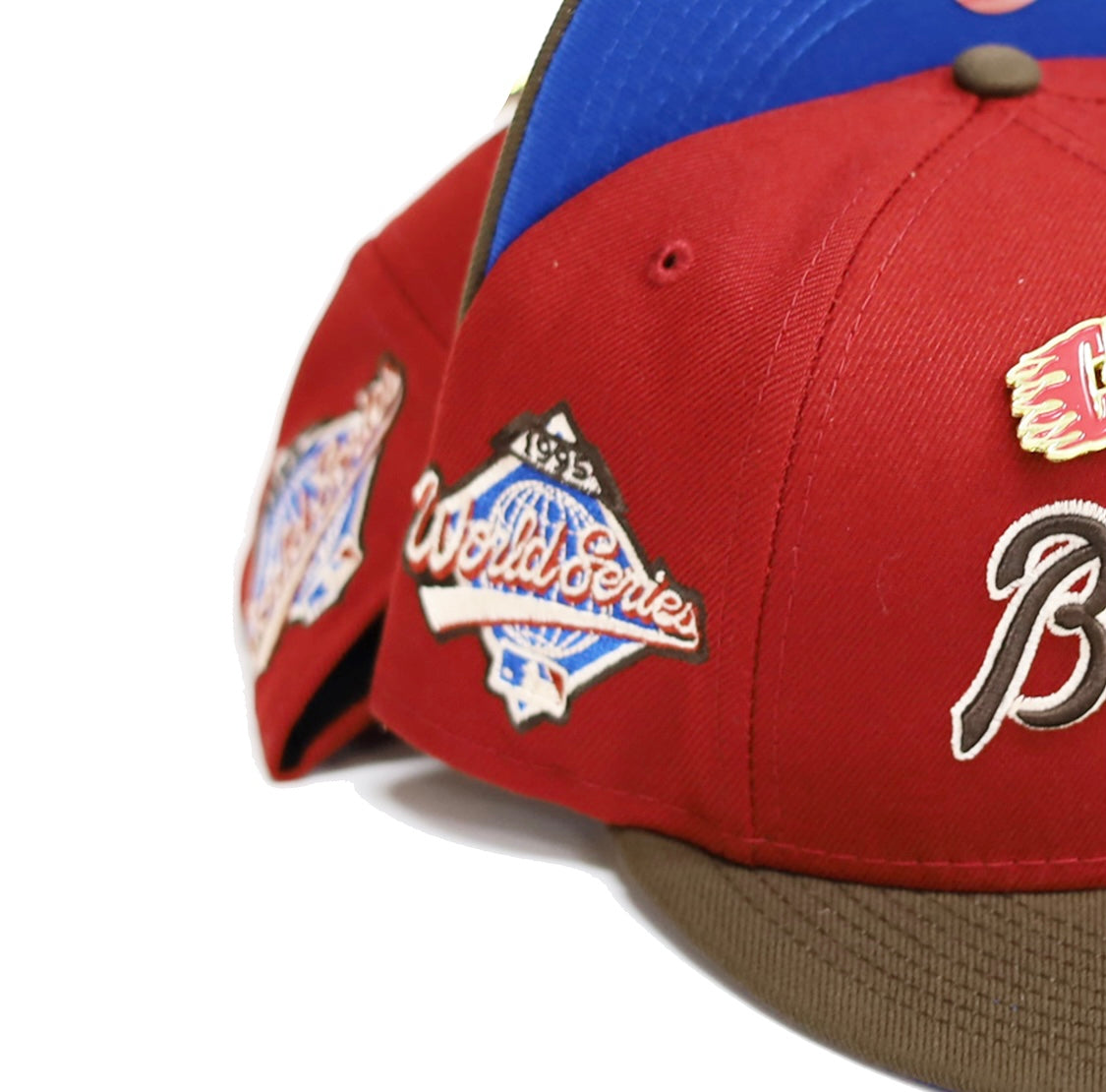 NEW ERA CAP New Era Atlanta Braves Capsule Nitro 3.0 Collection 1996 World  Series 59Fifty Fitted Hat Red/Blue for Women