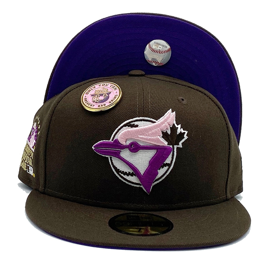 7 1/8 - Capsule Hats No Bad Brims Toronto Blue Jays Purple UV