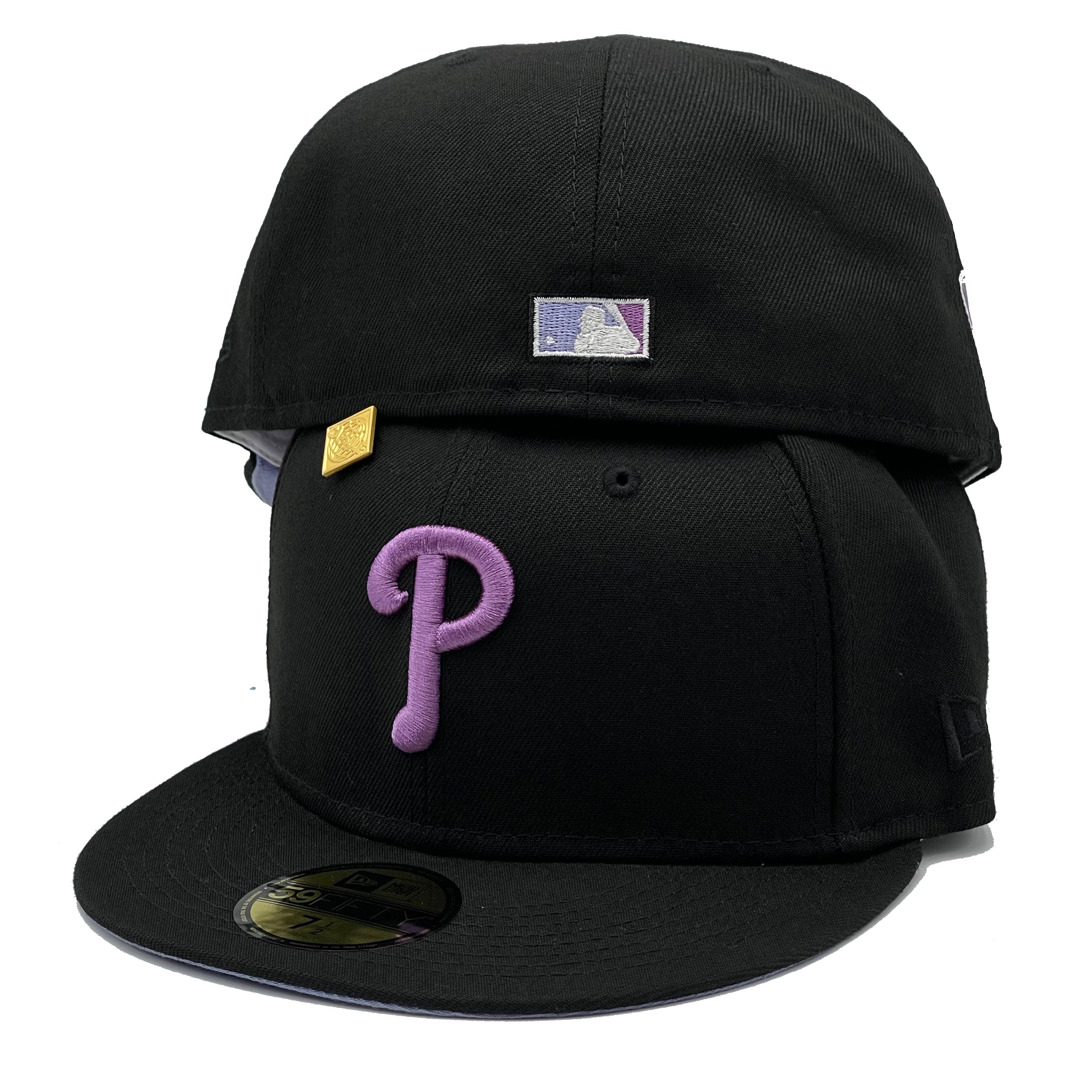 New Era Philadelphia Phillies Capsule Purple Punch Collection 1996 All Star  Game 59Fifty Fitted Hat Black/Lavender Men's - US