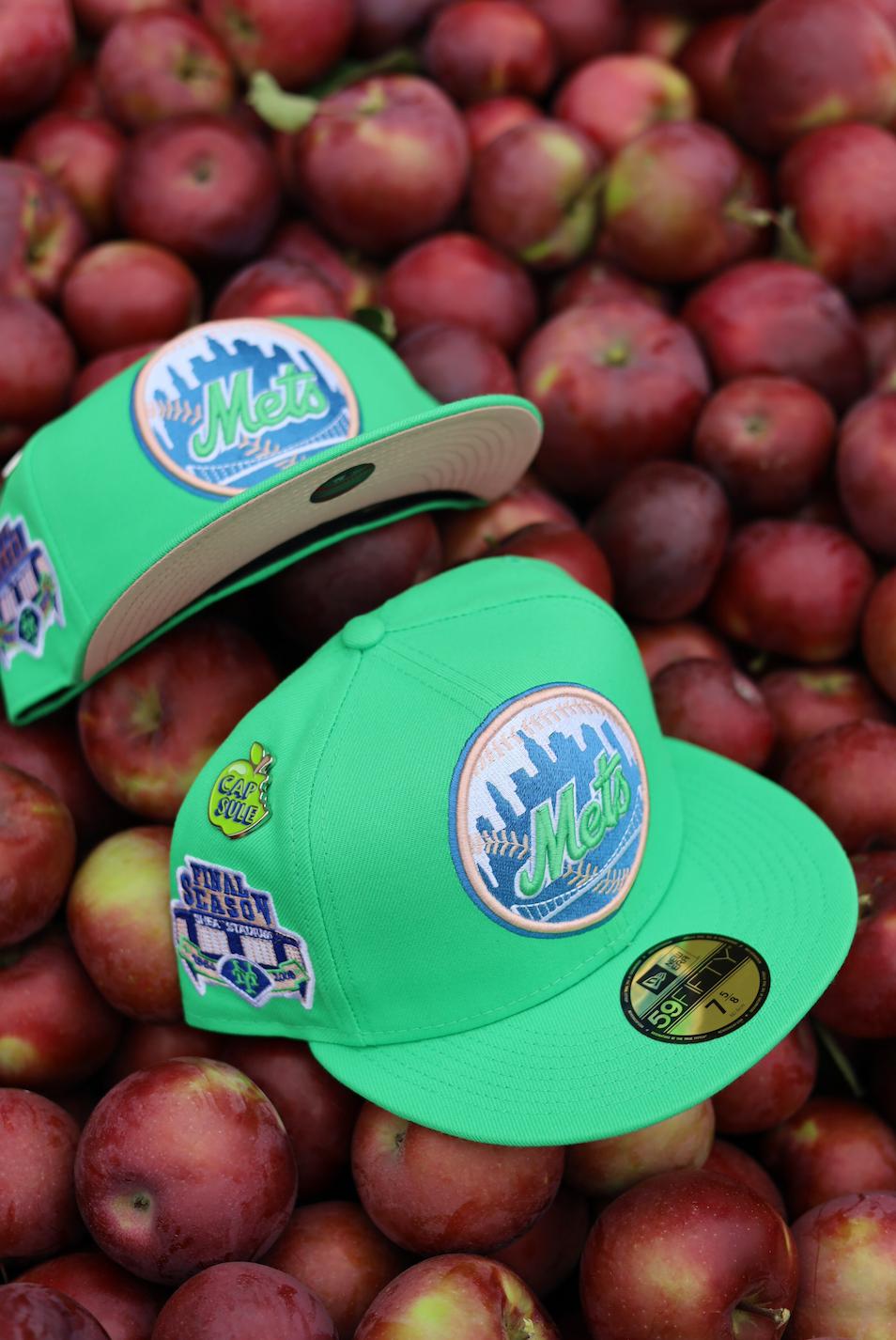 New Era St Louis Cardinals Capsule Apple Collection 2009 All Star Game  Capsule Hats Exclusive 59Fifty Fitted Hat Green/Peach Men's - FW21 - US