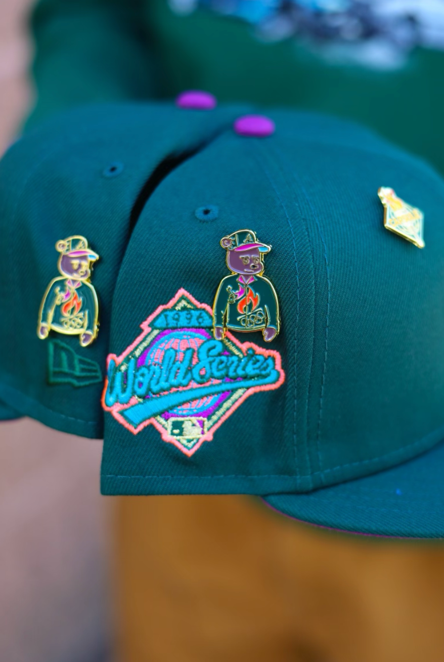 New Era Atlanta Braves '96 Olympic Collection (Part 2) 1996 World Series  Capsule Hats Exclusive 59Fifty Fitted Hat Gold/Purple - FW21 - US