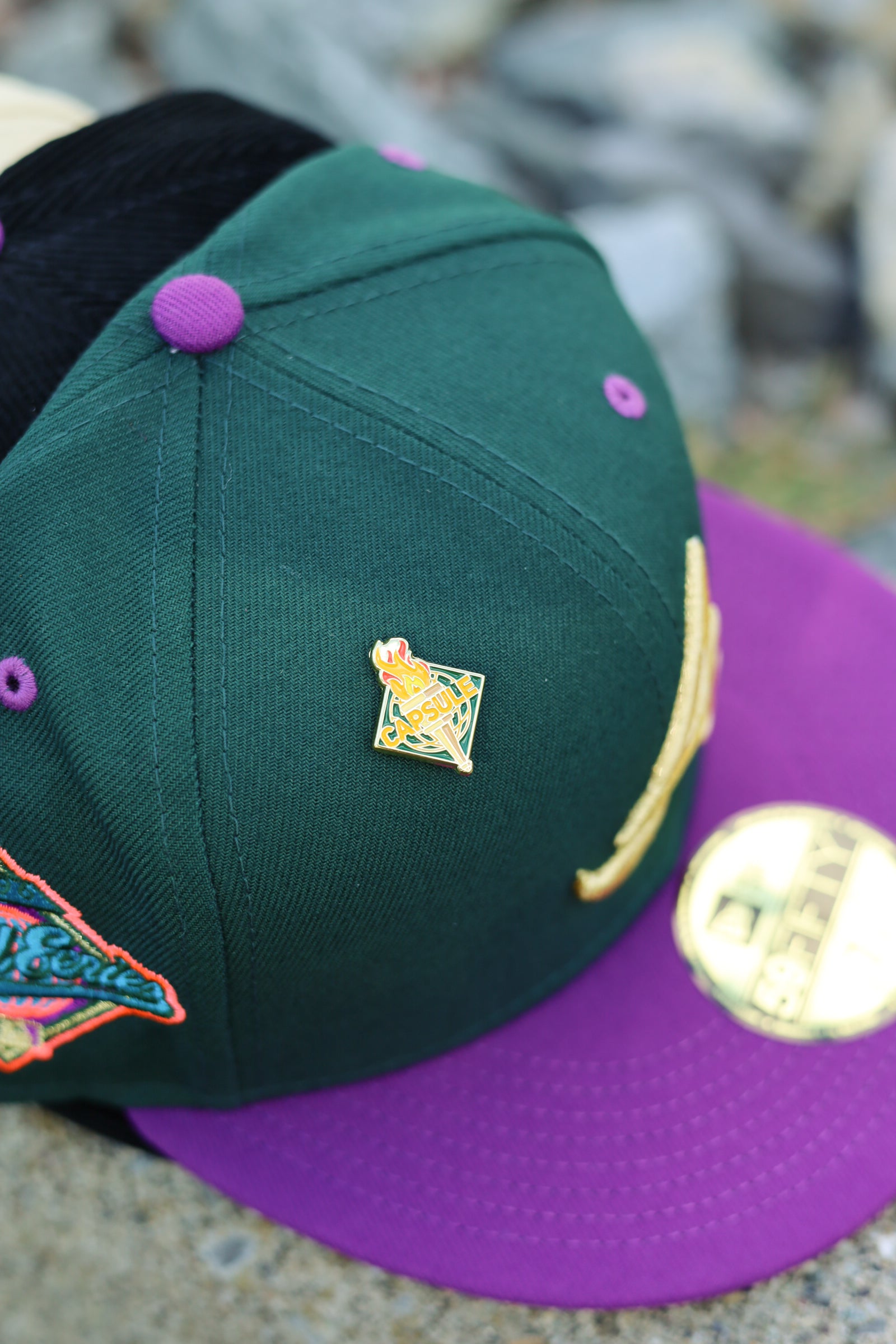 New Era Atlanta Braves '96 Olympic Collection (Part 2) 1996 World Series  Capsule Hats Exclusive 59Fifty Fitted Hat Gold/Purple - FW21 - US