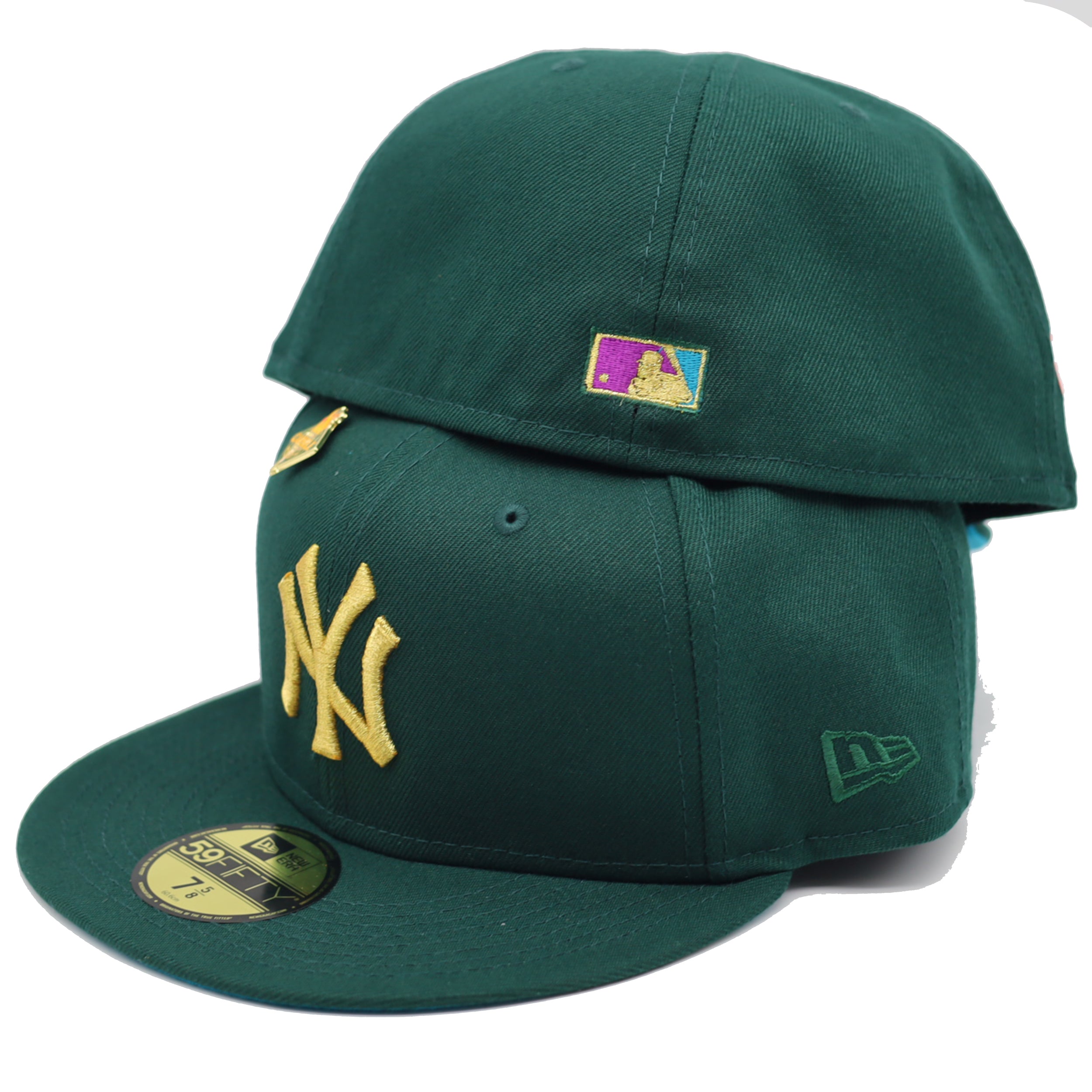 New Era New York Yankees '96 Olympic Collection (Part 1) 1996 World Series Capsule Hats Exclusive 59FIFTY Fitted Hat Gold/Blue