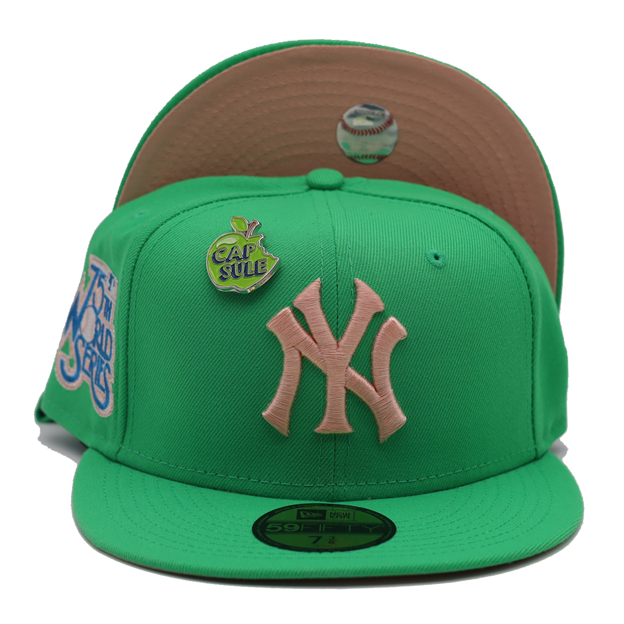 New Era St Louis Cardinals Capsule Apple Collection 2009 All Star Game  Capsule Hats Exclusive 59Fifty Fitted Hat Green/Peach Men's - FW21 - US