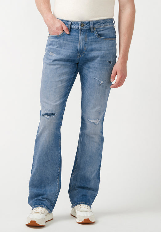 White Bootcut Jeans for Men – Mode De Base Italie