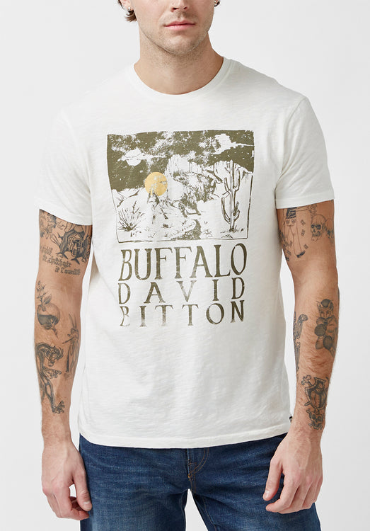 Tatew Black Short Sleeve Men's T-shirt – Buffalo Jeans - US