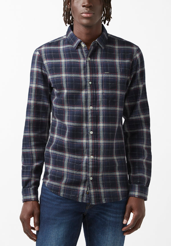 Stanley Men’s Long-Sleeve Denim Shirt in Indigo - BM22635