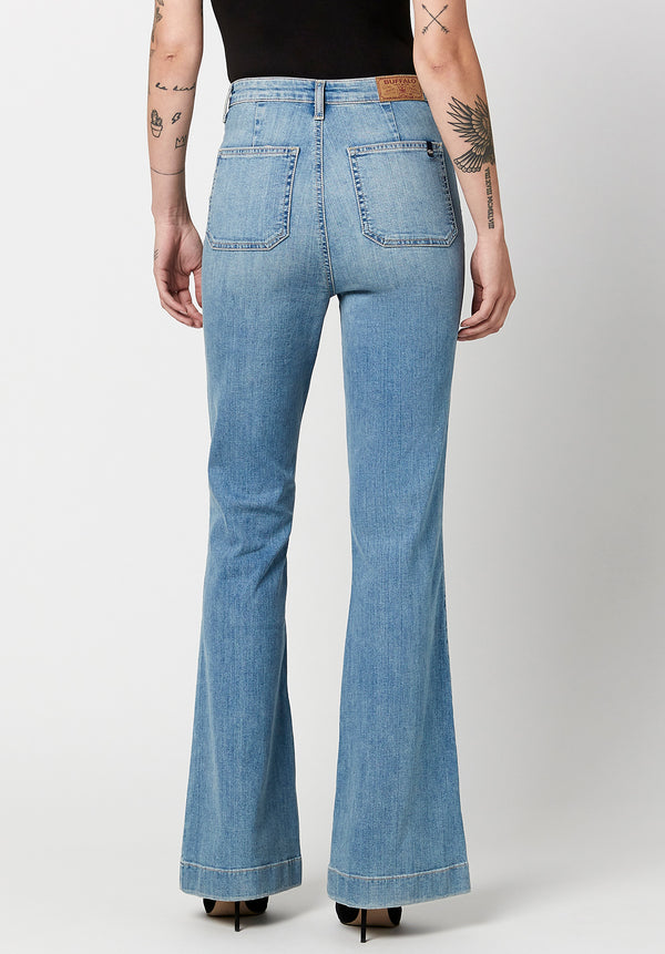 High Rise Jada Vintage Workwear Women's Jeans in Rinsed Wash – Buffalo Jeans  CA