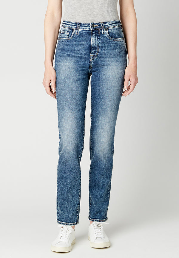 Women's High Waisted Jeans - Straight Leg Jeans - LOVALL