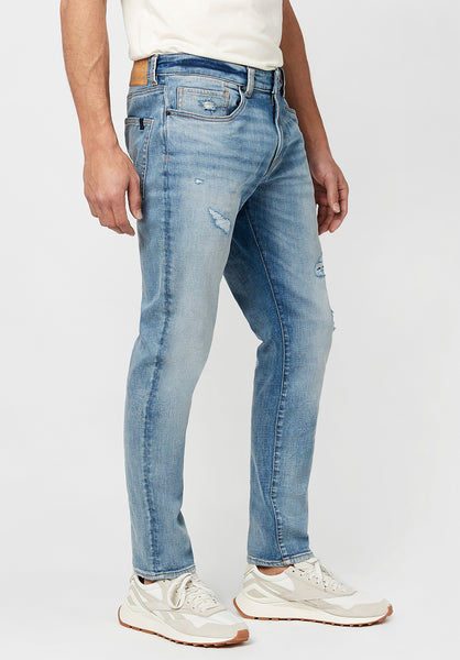 YYDGH On Clearance Men's Ripped Distressed Destroyed Slim Fit