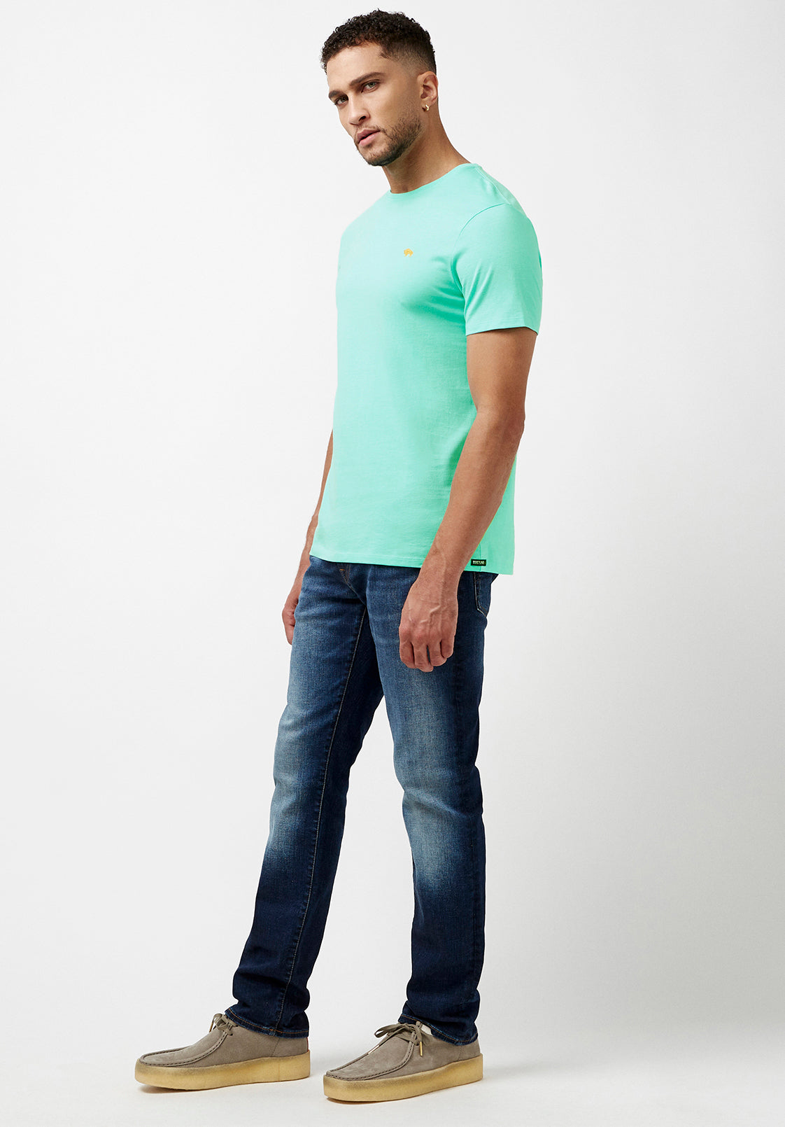 Supima Cotton Tipima Teal T-Shirt - BM23834