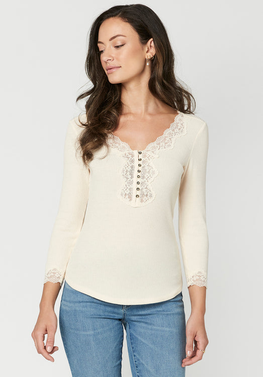 Lace-Trimmed Arlington Top – Buffalo Jeans - US