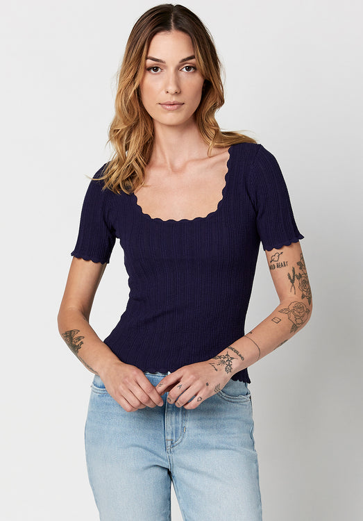 Lace-Trimmed Arlington Top – Buffalo Jeans CA