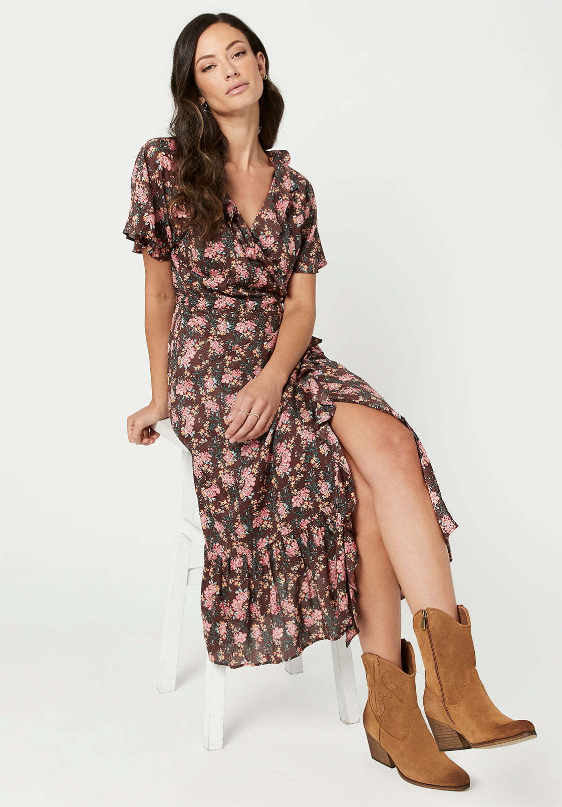 Lightweight Shauna Wrap Dress - WD0511F