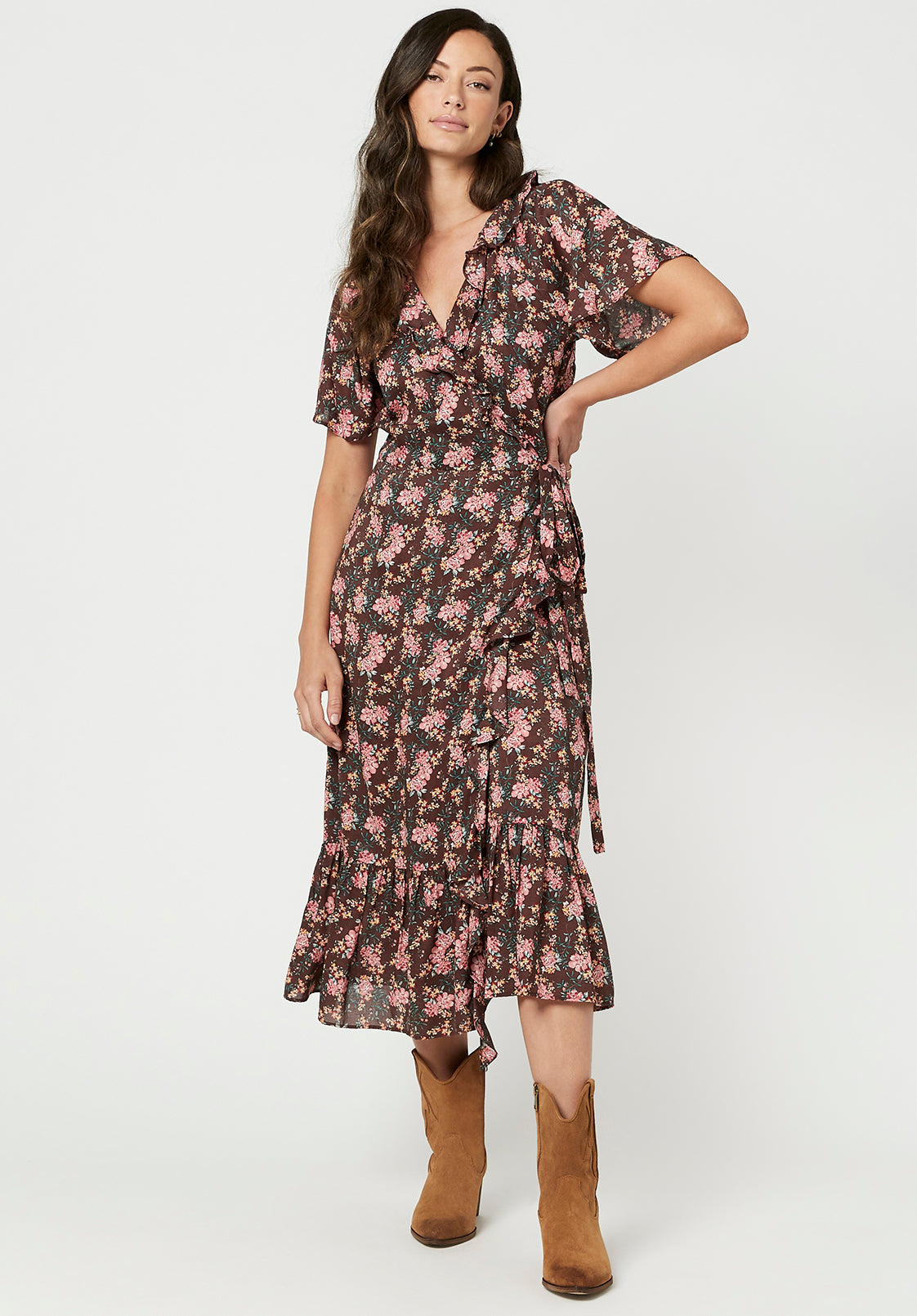 Lightweight Shauna Wrap Dress - WD0511F