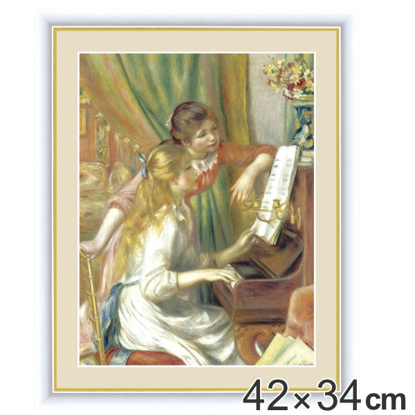 本日限定値下げ【複製画】「ピアノを弾く少女たち」1892年
