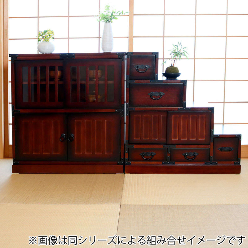 15,000円新生活‼️レトロ調 和箪笥　民芸家具