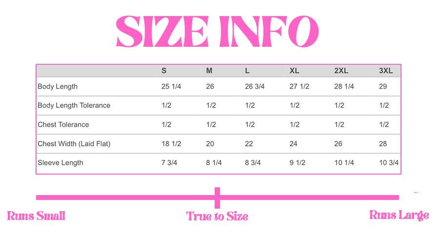 Luxx Size Chart