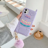 Kawaii Girl Heart Pink Purple Phone Case - Phone Case - ikoomoo