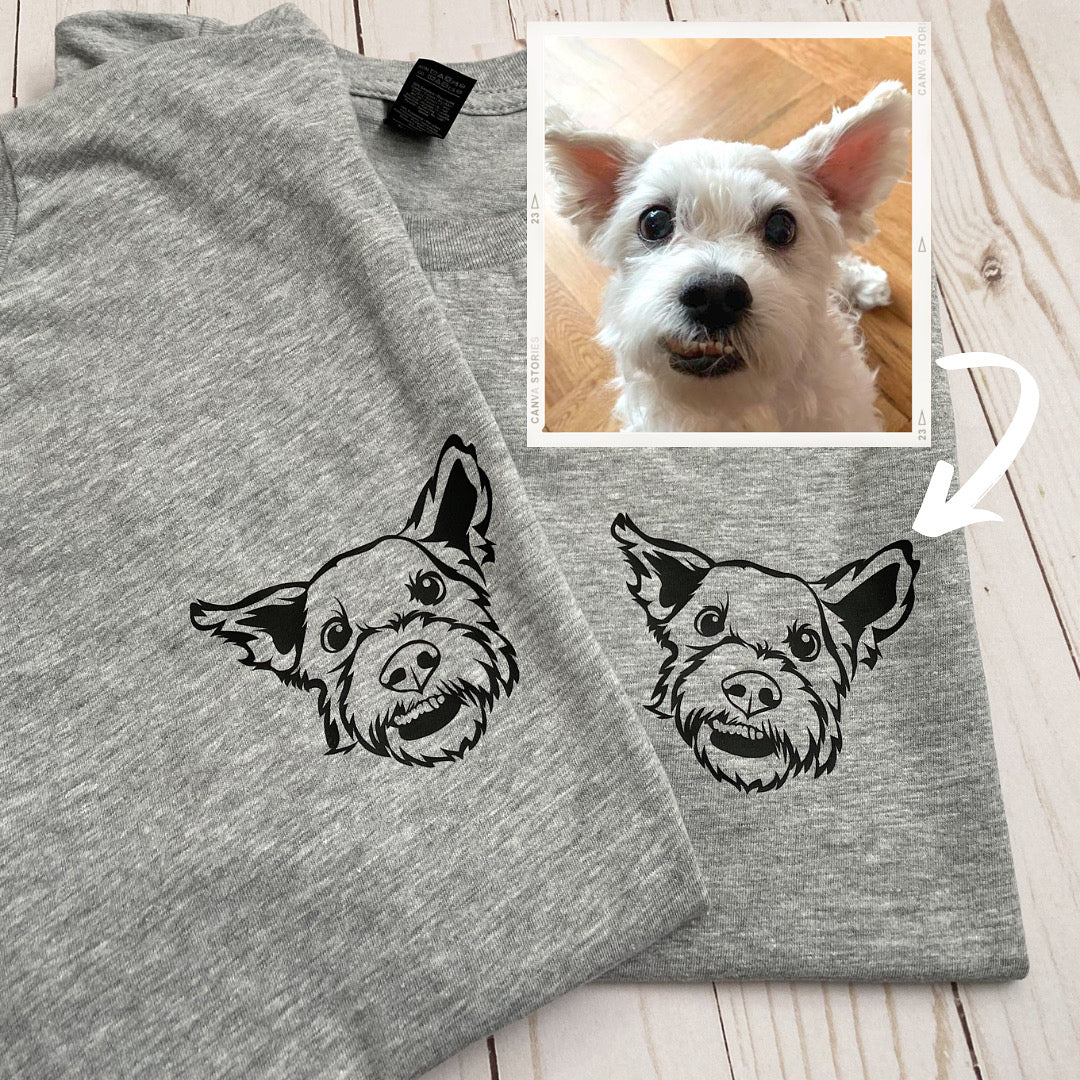 custom shirt with pets face