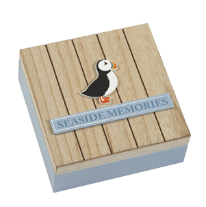 'Seaside Memories' puffin box - Lush and Tidy 