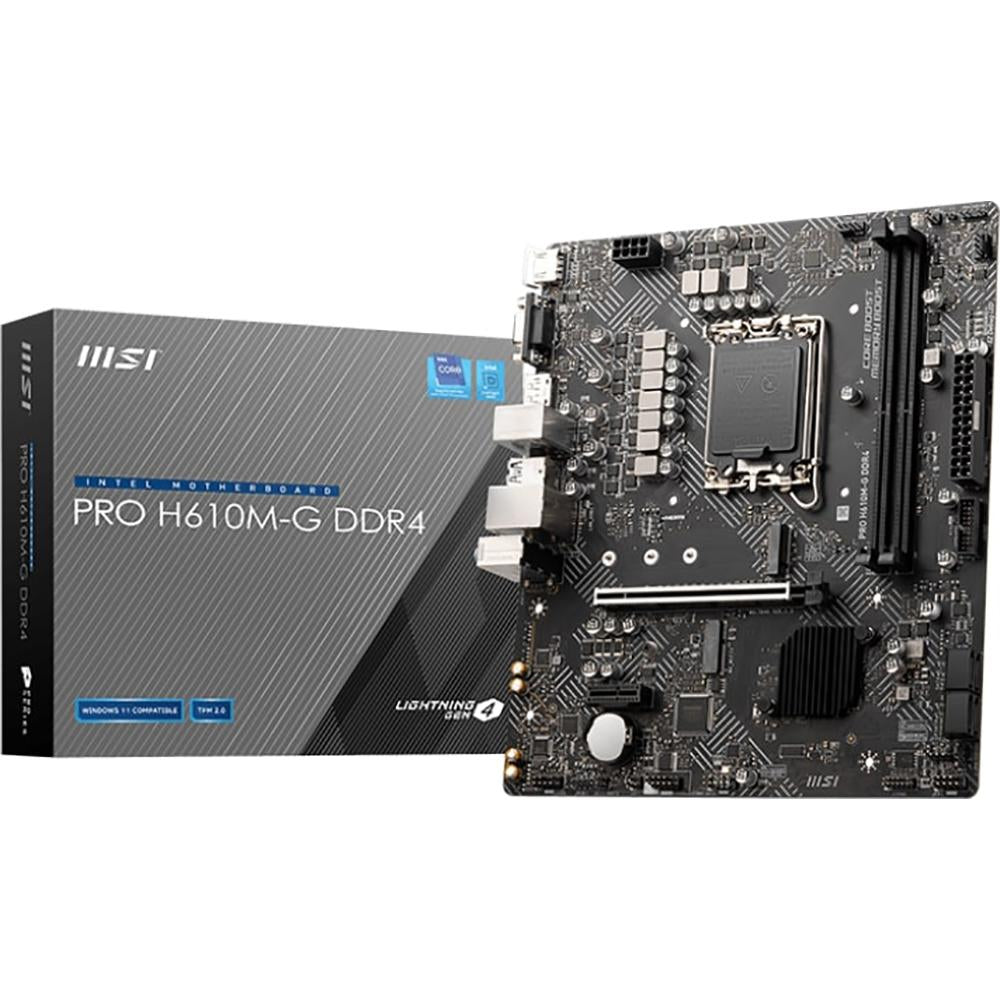 MSI Intel H610 DDR4 64GB