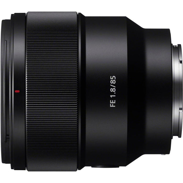 Sony FE 85mm F1.8 Full-frame E-mount Fast Prime Lens + 64GB