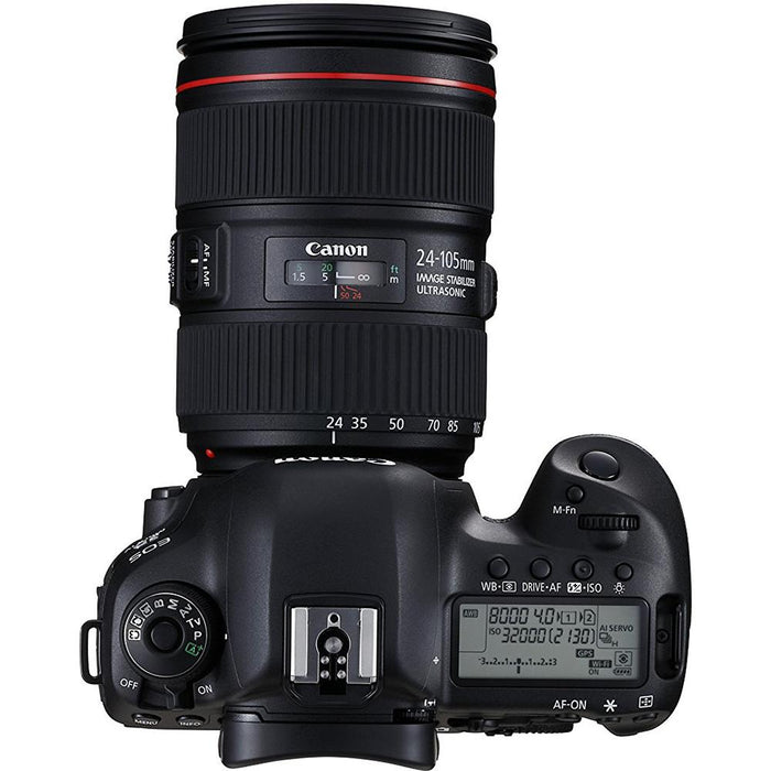 Asimilar asistente Renacimiento Canon EOS 5D Mark IV 30.4 MP Full Frame DSLR Camera + EF 24-105mm f/4L —  Beach Camera