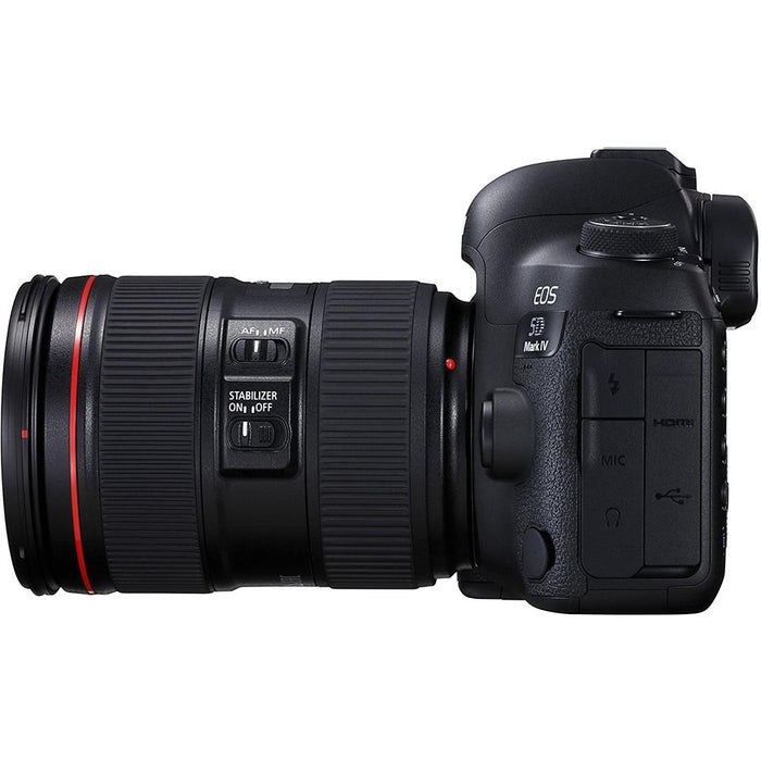 Asimilar asistente Renacimiento Canon EOS 5D Mark IV 30.4 MP Full Frame DSLR Camera + EF 24-105mm f/4L —  Beach Camera
