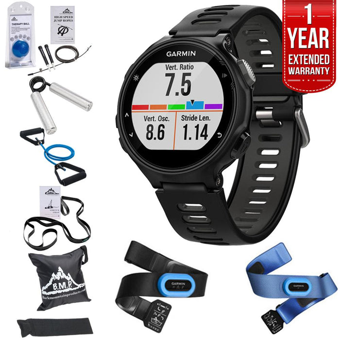 Forerunner 735XT GPS Running Watch Tri-Bundle + Fitness Warrant —